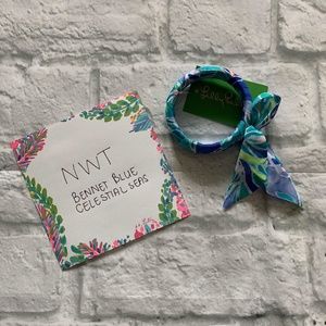 NWT Lilly Pulitzer fabric-wrapped bracelet